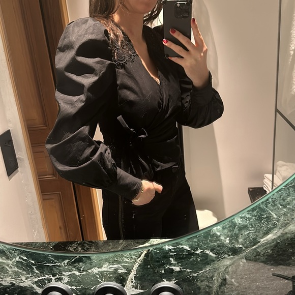 Haute hippie true wrap top size small - Picture 4 of 6